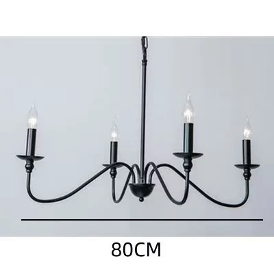 Modern Simple And Light Luxury American Wrought Iron Chandelier — image 8