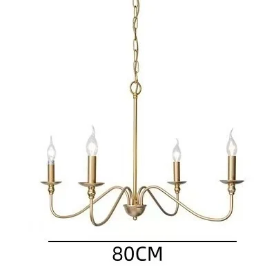 Modern Simple And Light Luxury American Wrought Iron Chandelier — image 7