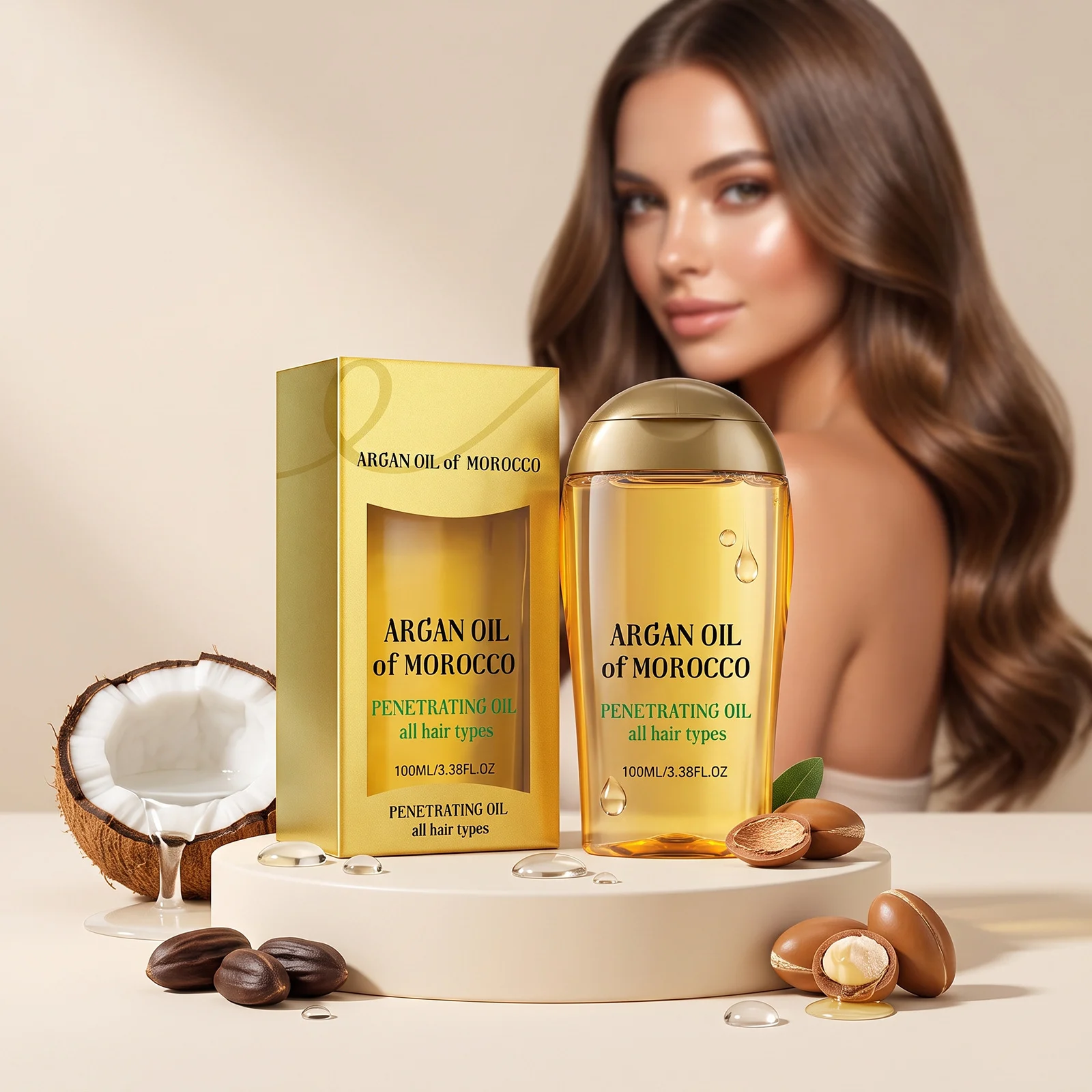 Moisturizing Hair Oil Gently Nourishes Leaving Soft And Shiny — image 2