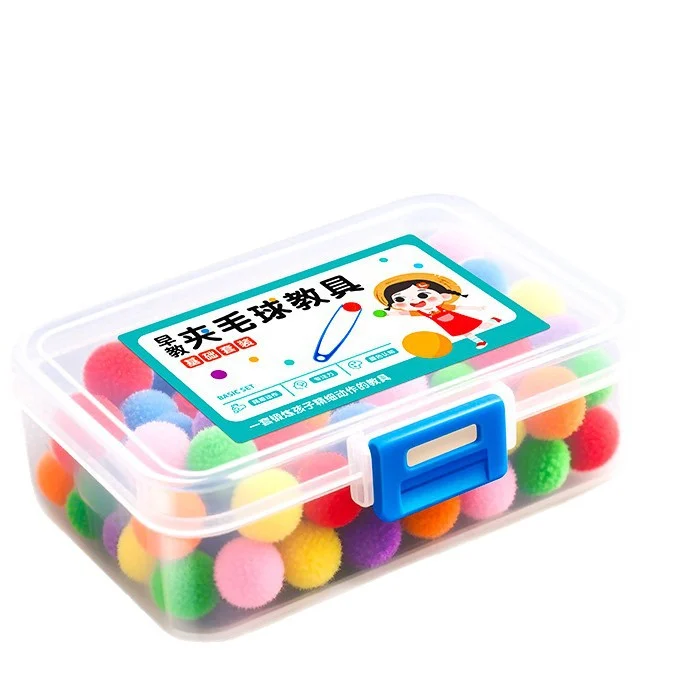 Montessori Wool Ball Early Learning Educational Toy Set — image 2