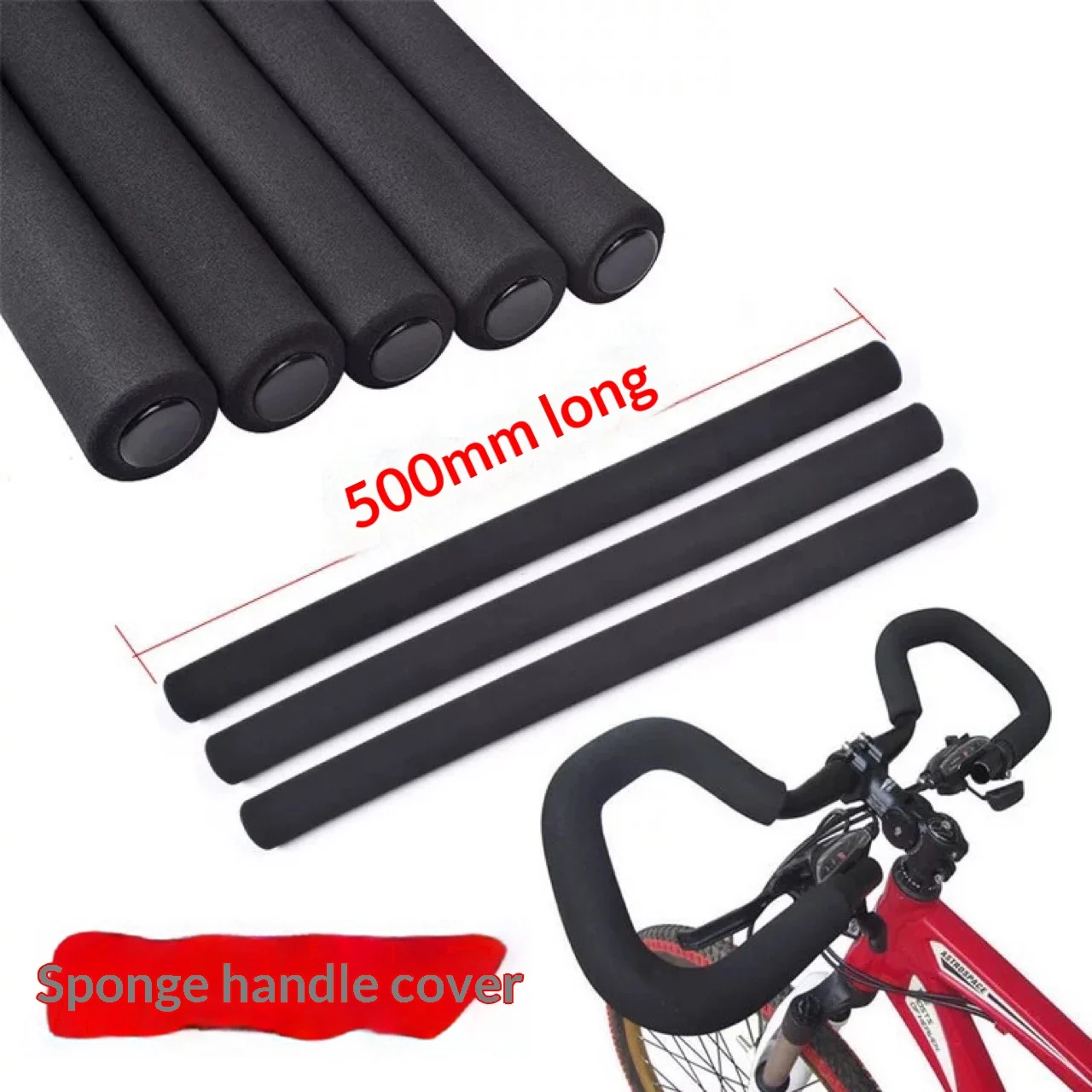 Mountain Bike Sponge Butterfly-shape Handlebar Grips — image 6