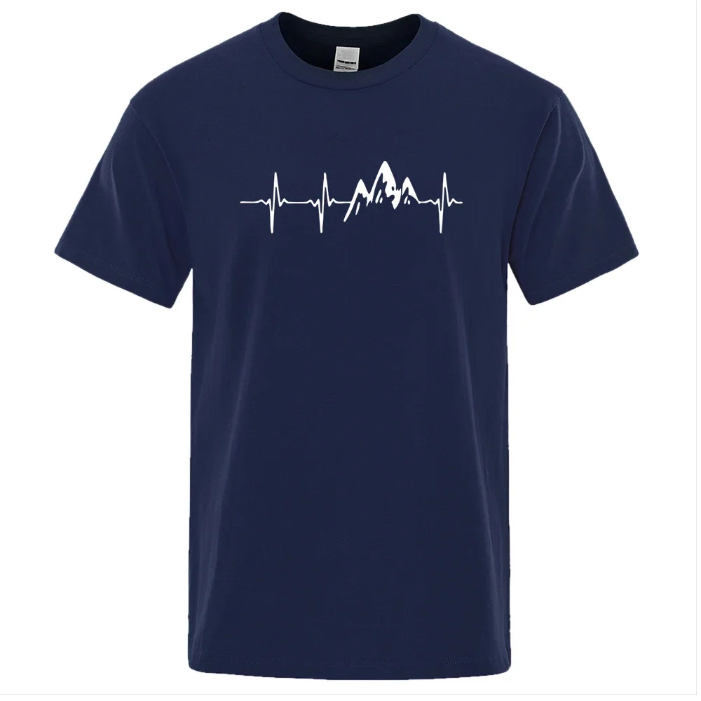 Mountain ECG Summer Mens And Womens Short-sleeve — image 7
