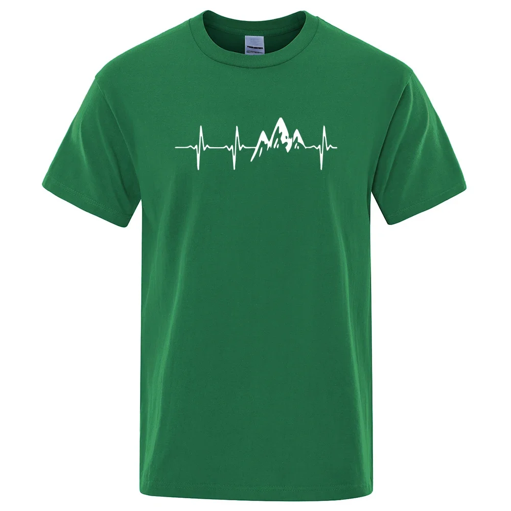 Mountain ECG Summer Mens And Womens Short-sleeve — image 6