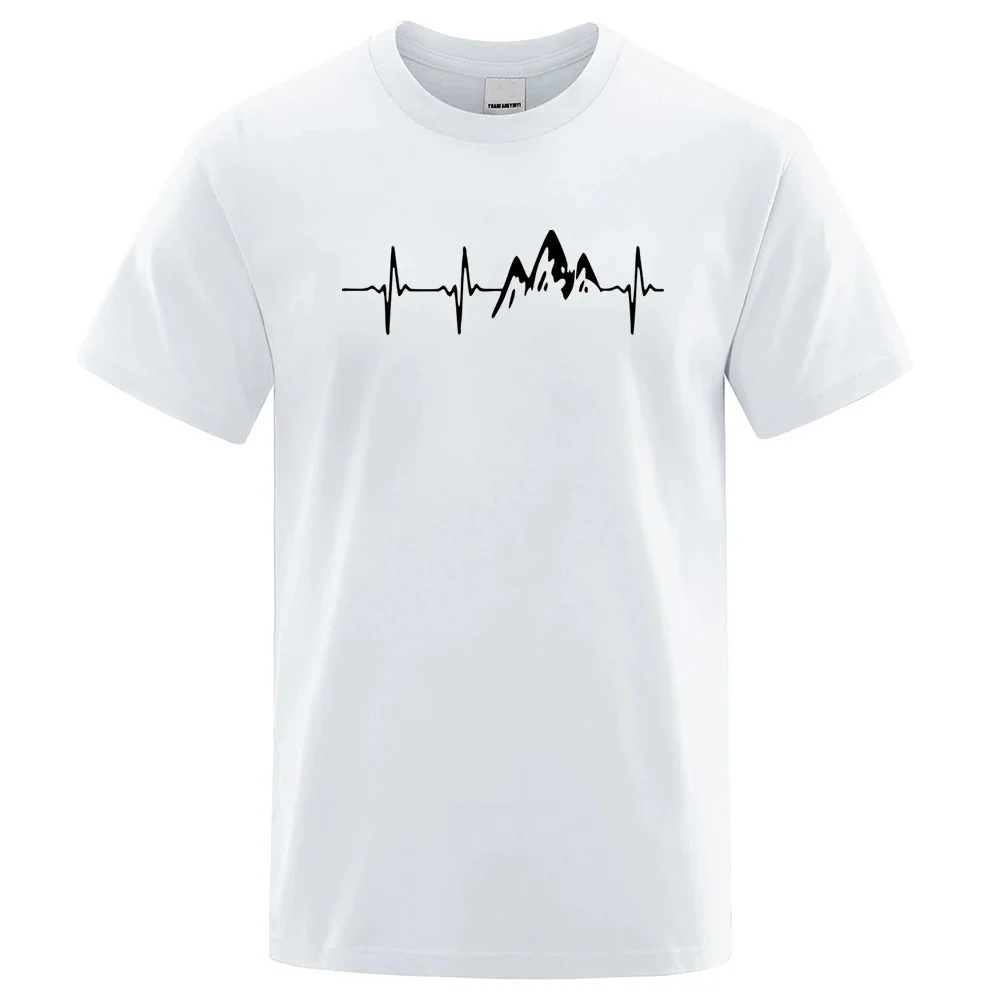 Mountain ECG Summer Mens And Womens Short-sleeve — image 2