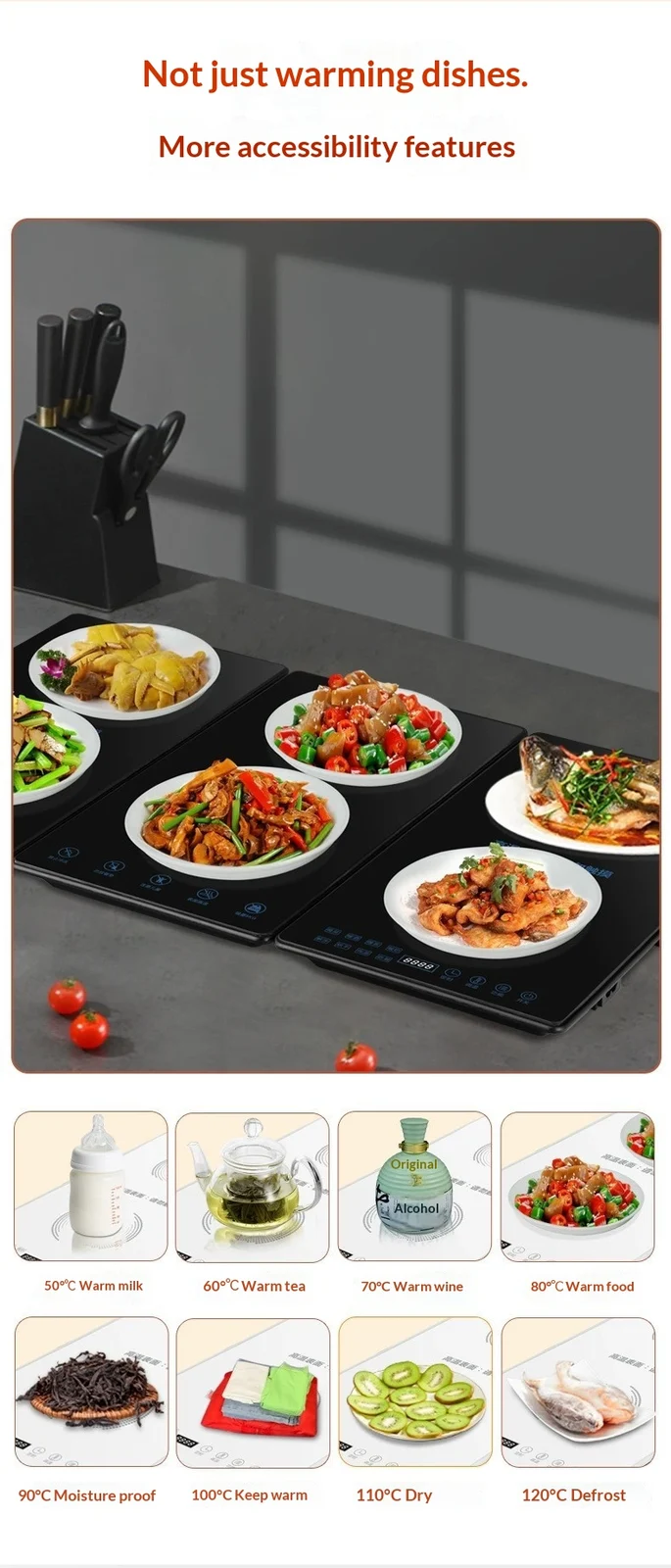 Multi-panel Spliced Thermal Food Warmer — image 2