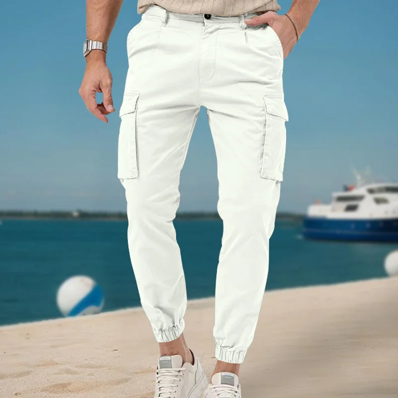 Multi-pocket Cargo Casual Sports Jogger Pants Versatile And All Season — image 2