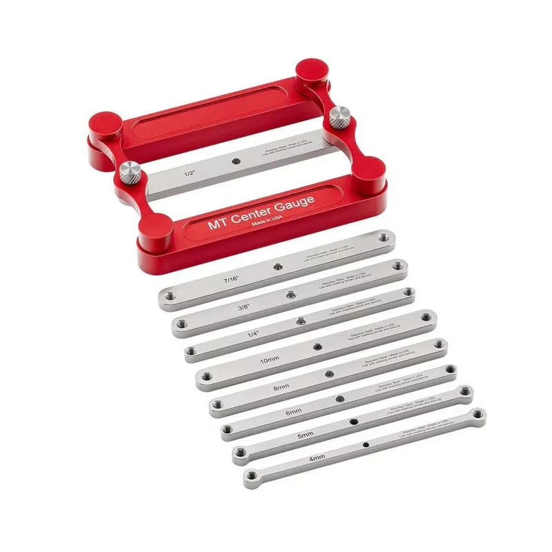 Multi-size Red Woodworking Straight-hole Locator — image 2
