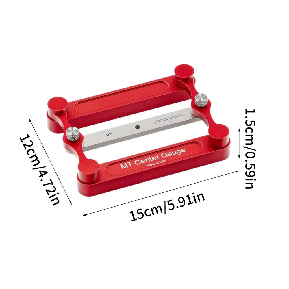Multi-size Red Woodworking Straight-hole Locator — image 4
