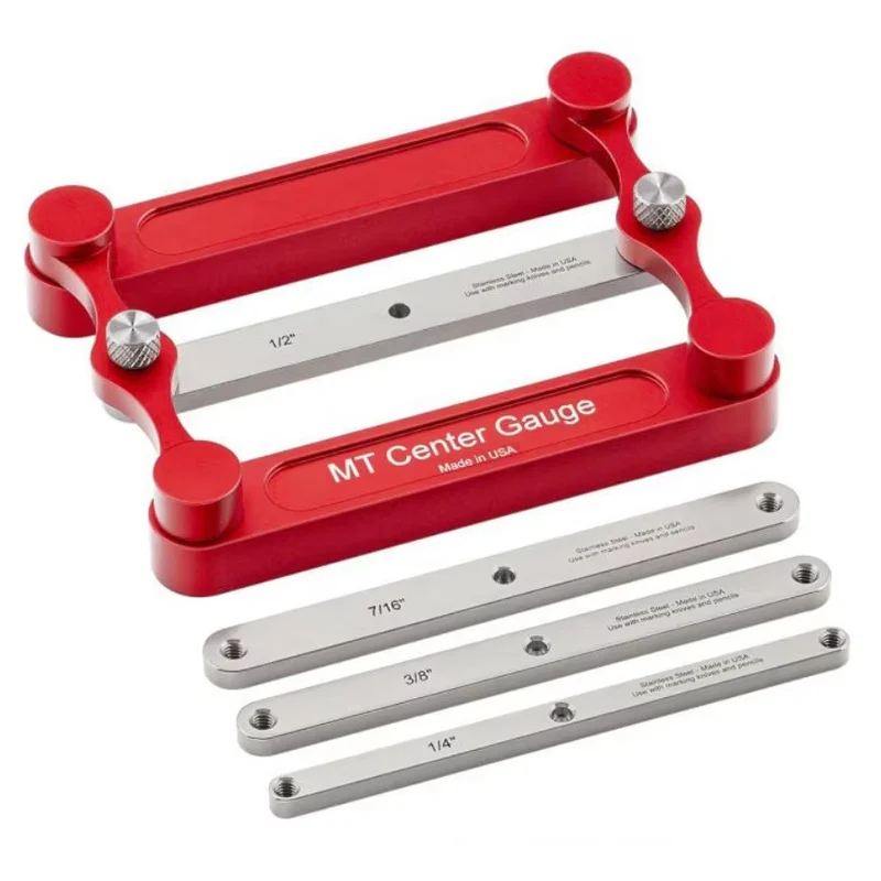 Multi-size Red Woodworking Straight-hole Locator — image 5