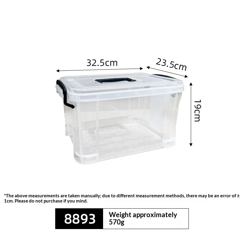 Multi Specification Plastic Transparent Organizing Box, Thickened Right Angle Storage… — image 2