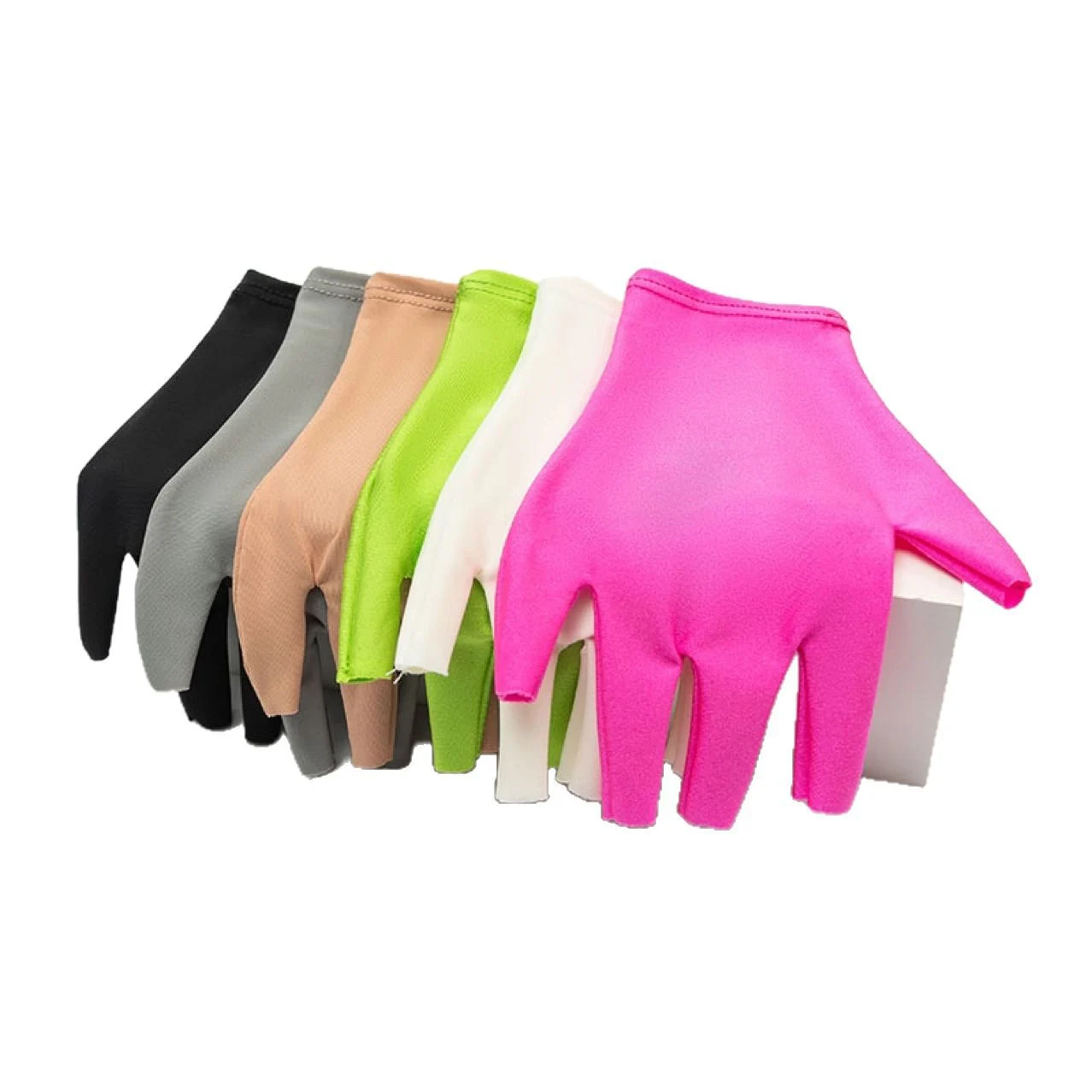 Multifunctional Half-finger Sun-protective Nail Art Gloves For Women — image 3