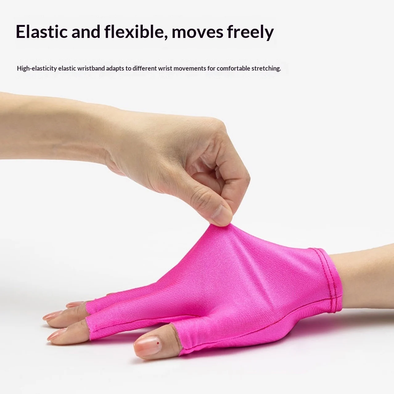 Multifunctional Half-finger Sun-protective Nail Art Gloves For Women — image 5