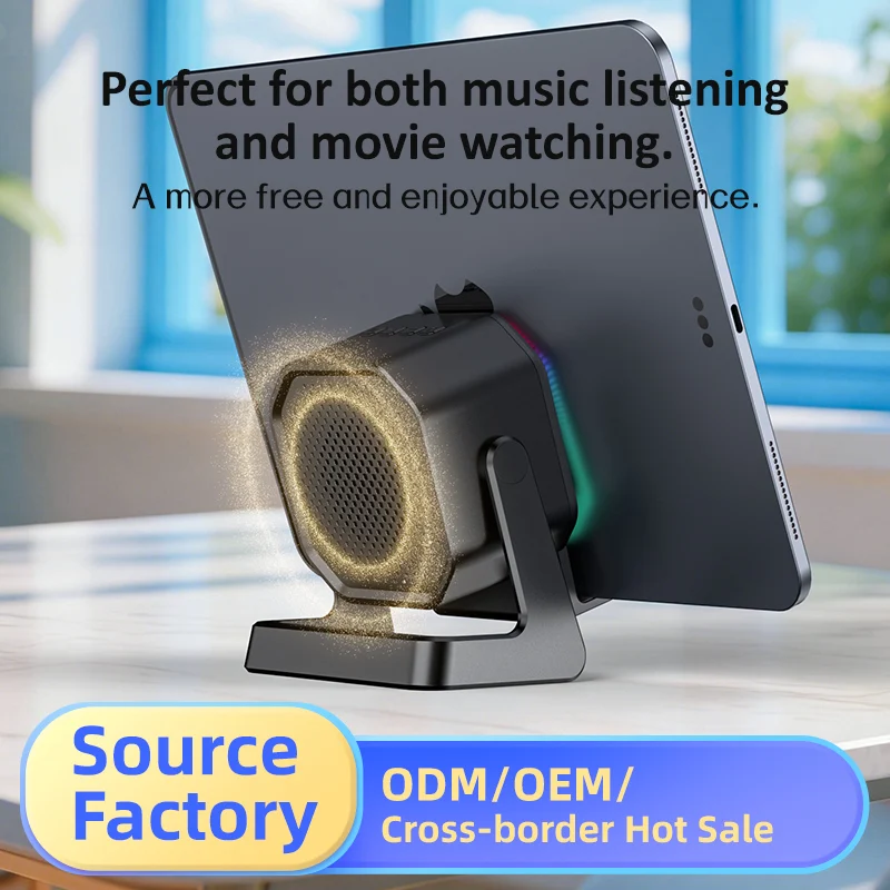 Multifunctional Induction Bluetooth Speaker, Phone Tablet Stand Holder With RGB… — image 5
