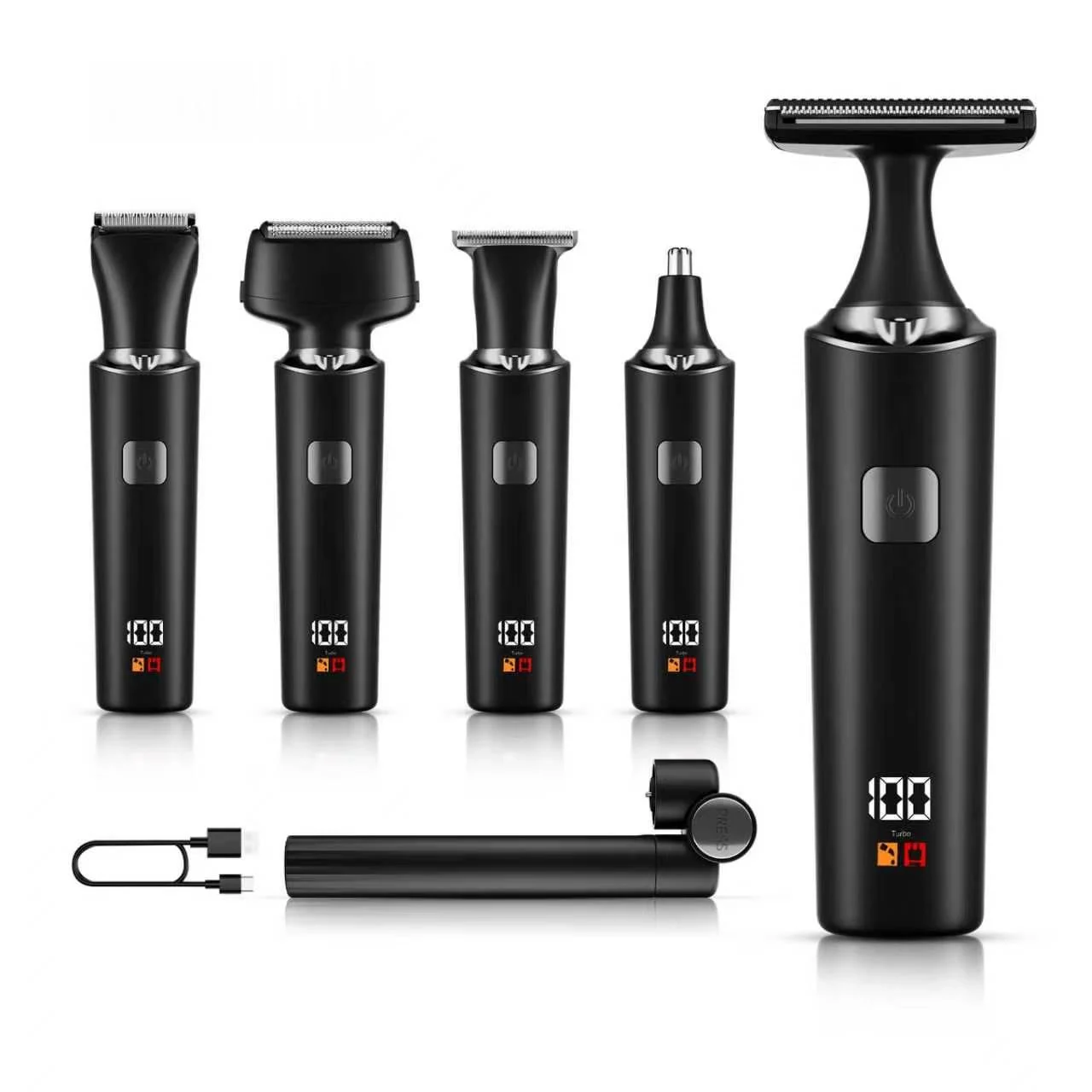 Multifunctional Mens Electric Shaver And Trimmer Set — image 5