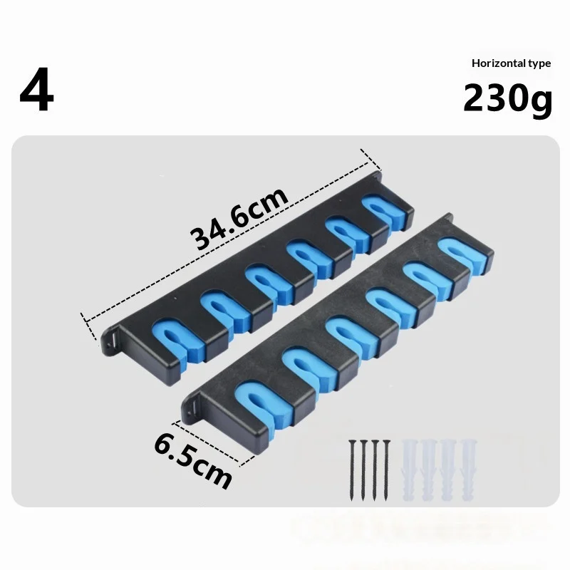 Multifunctional Wall-mounted Lure Fishing Rod Display Rack — image 2