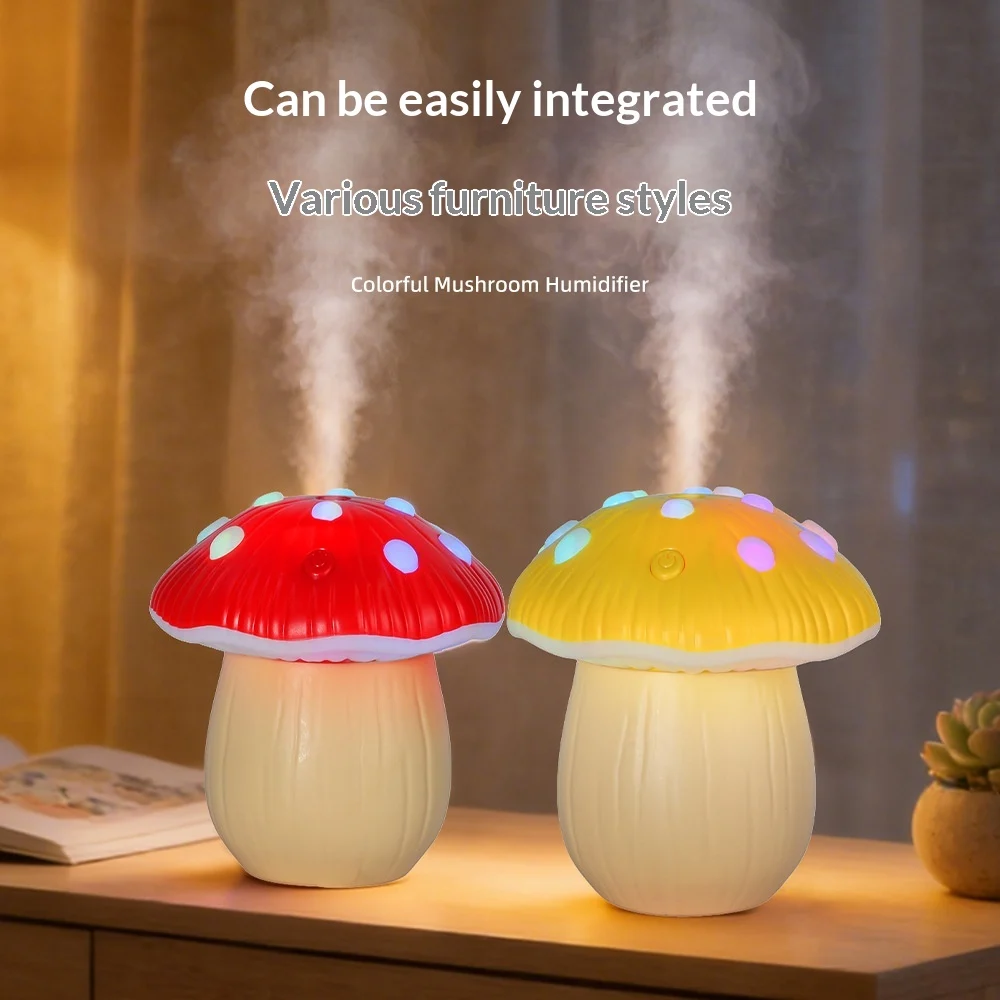 Mushroom Humidifier Quiet Misting USB — image 4
