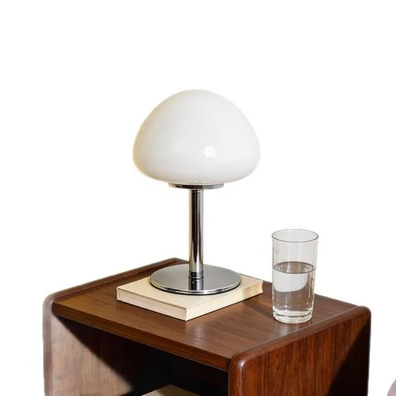 Mushroom Shaped Glass Table Lamp - Modern Decorative Desk Light For Living Room… — image 5