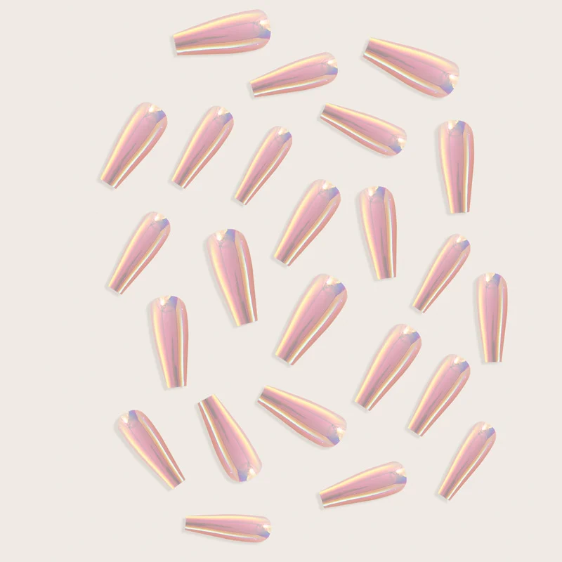 Nail Art Aurora Finished Long Stickers Laser Tips — image 3