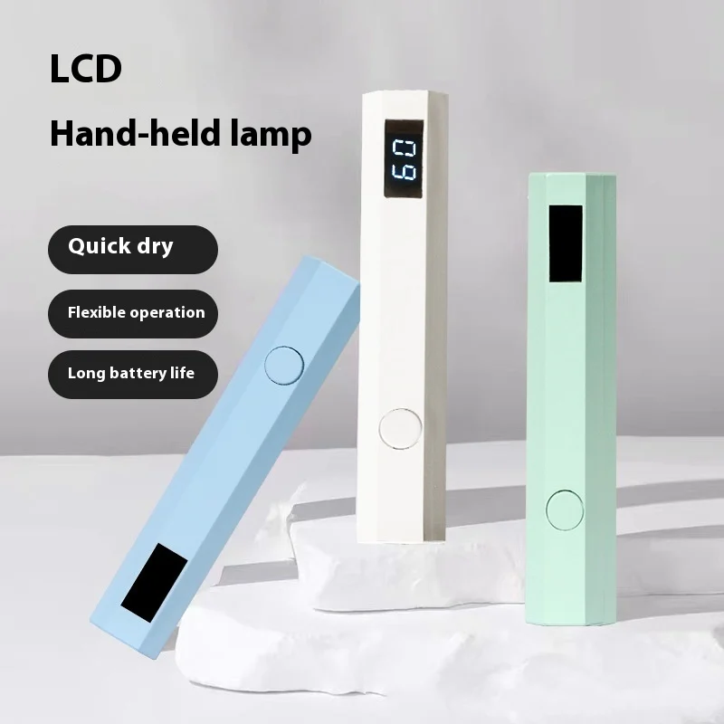 Nail Belt Display Screen Portable Home Power Storage Design Handheld Lamp Tip… — image 5