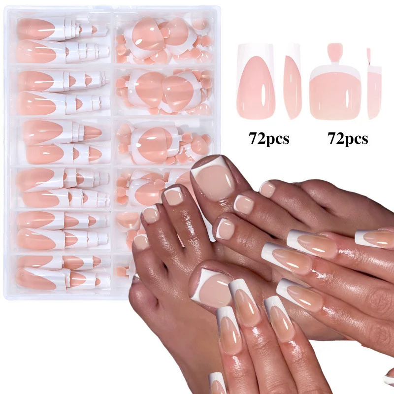 Nail Tips 144-piece Set Of Pre-designed Art For Hands And Feet — image 4