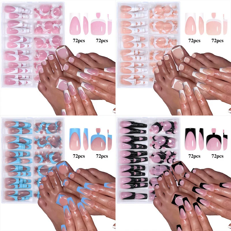 Nail Tips 144-piece Set Of Pre-designed Art For Hands And Feet — image 5