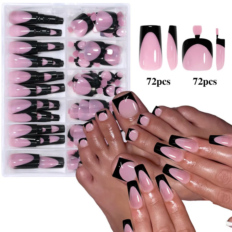 Nail Tips 144-piece Set Of Pre-designed Art For Hands And Feet — image 7