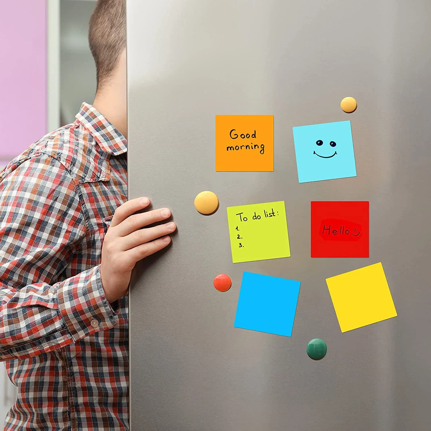 Nano-color Sticky Notes Convenient For Repeated Use And Washable — image 6