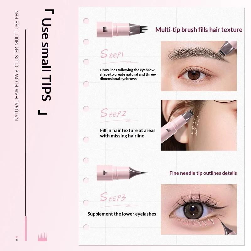 Natural Hair-flow Six-bundle Multi-use Eyebrow Pencil — image 3