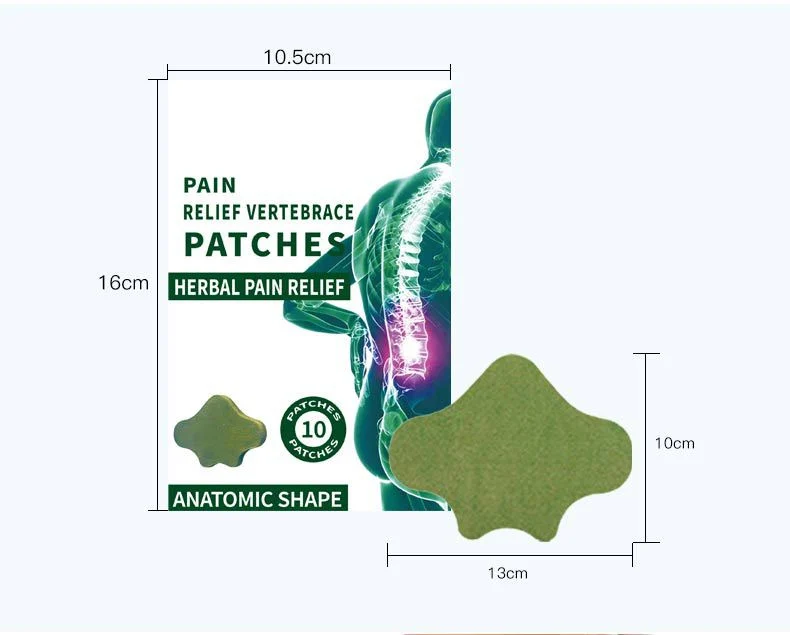 Natural Wormwood Heat Patches, Self Adhesive Warm Herbal Plaster For Waist & Body, 10… — image 4