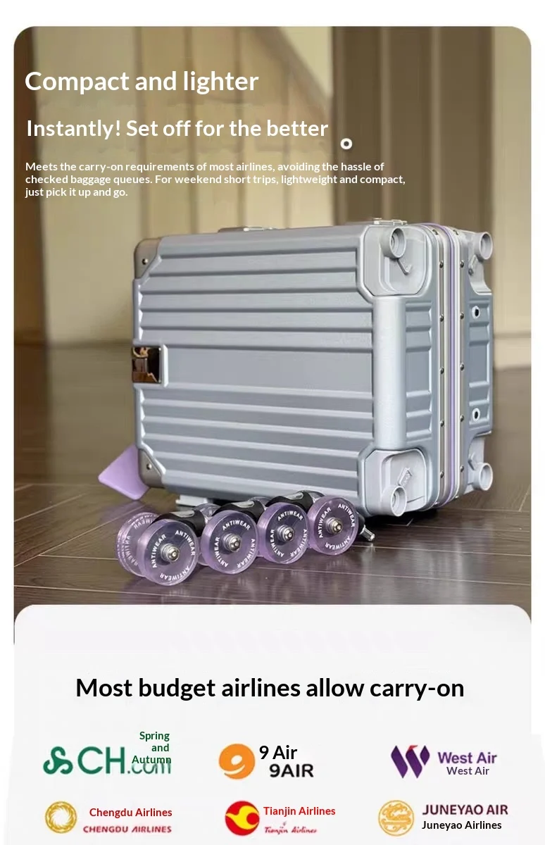New 14-inch Compact Travel Bag, Spring Airlines-approved Carry-on, Mini Lightweight,… — image 6