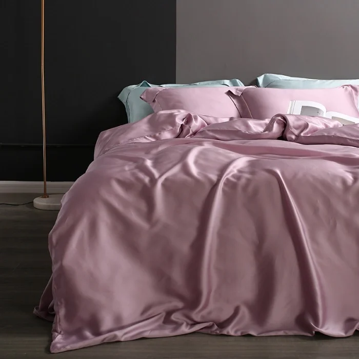 New 60-count Lyocell LF Grade Lenzing Solid Color Tencel Duvet Cover — image 3