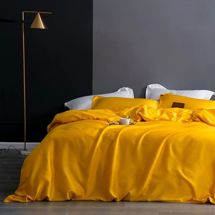 New 60-count Lyocell LF Grade Lenzing Solid Color Tencel Duvet Cover — image 12