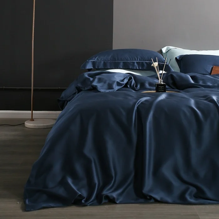 New 60-count Lyocell LF Grade Lenzing Solid Color Tencel Duvet Cover — image 5