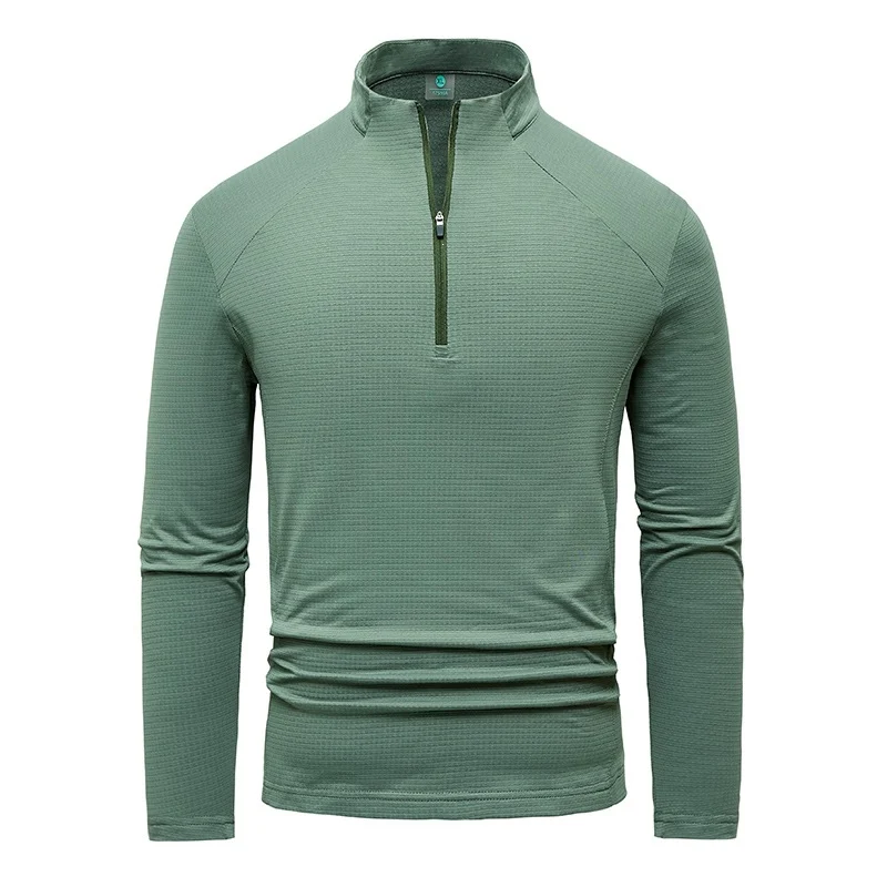 New Autumn And Winter Men's Fleece-lined Long-sleeved Shirt — image 5