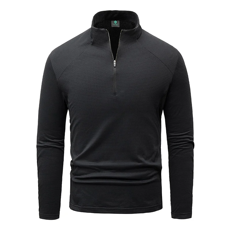 New Autumn And Winter Men's Fleece-lined Long-sleeved Shirt — image 2