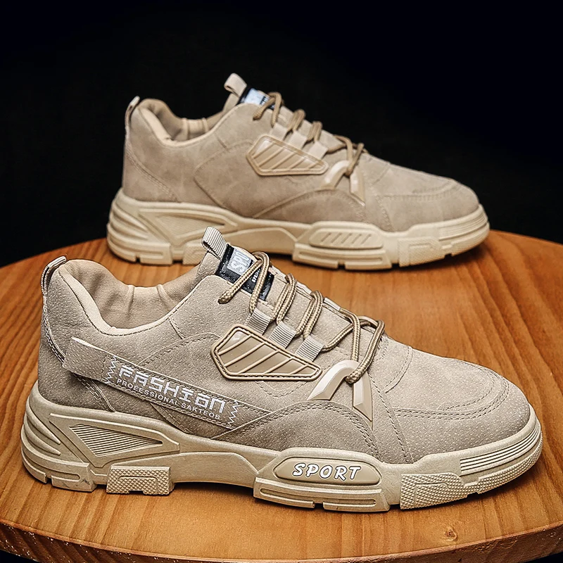New Autumn Men's Work Shoes, Breathable Workwear Footwear, Korean Style Versatile… — image 2