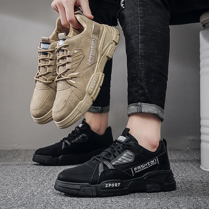 New Autumn Men's Work Shoes, Breathable Workwear Footwear, Korean Style Versatile… — image 5
