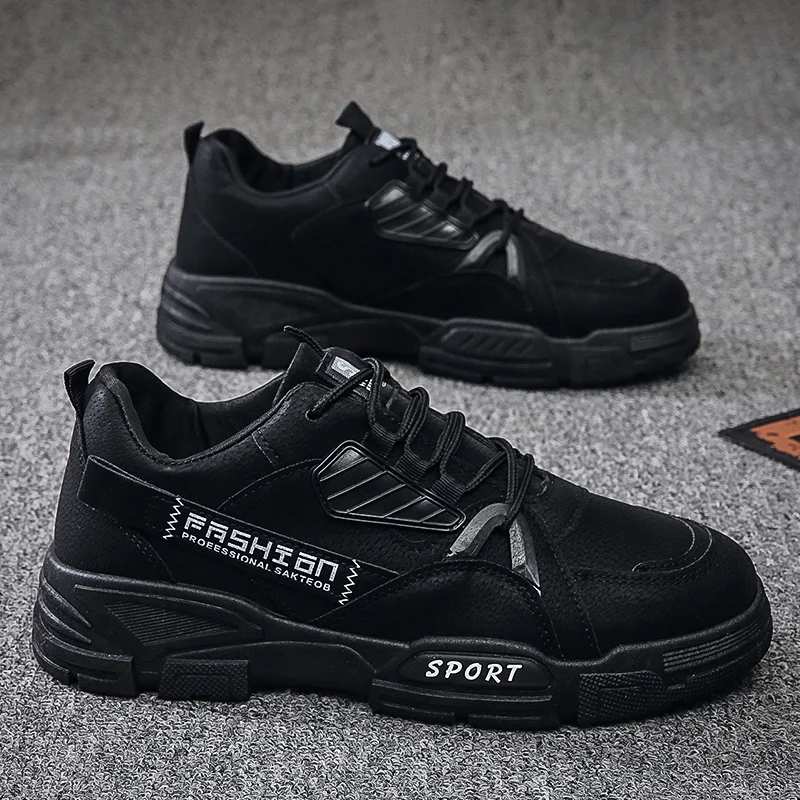 New Autumn Men's Work Shoes, Breathable Workwear Footwear, Korean Style Versatile… — image 4