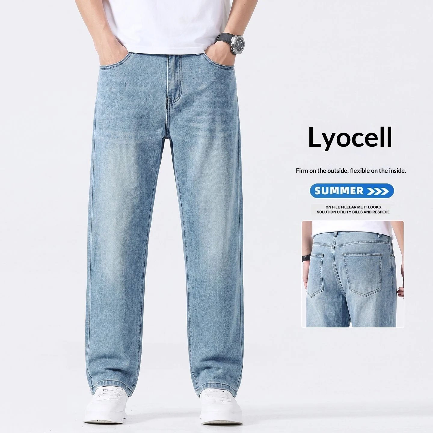 New Autumnwinter Tencel Jeans For Men — image 2