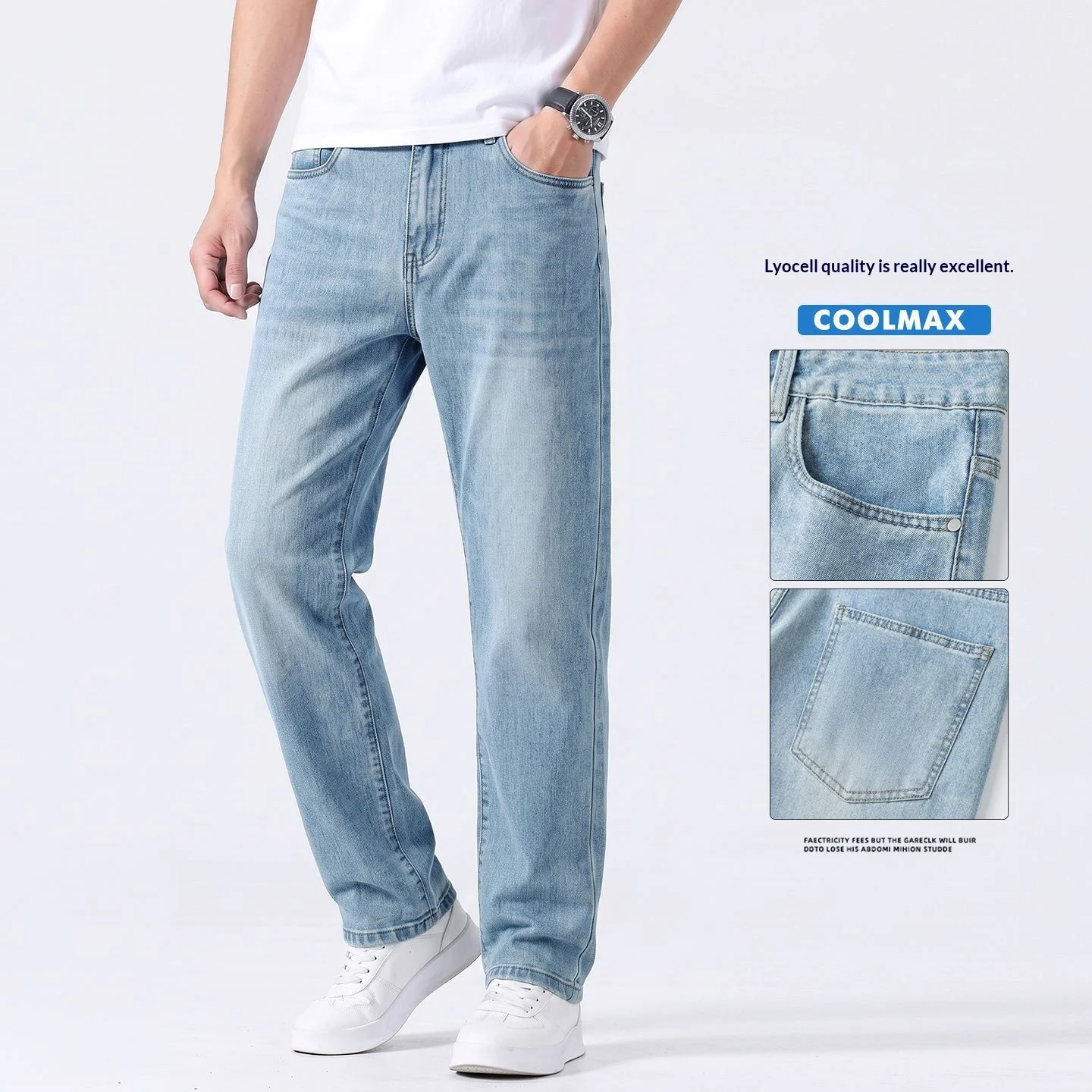 New Autumnwinter Tencel Jeans For Men — image 3