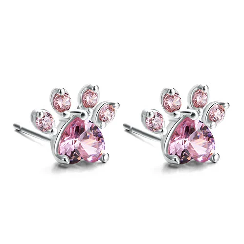 New Cat Bear Dog Paw Ring For Women Jewelry Sets — image 19
