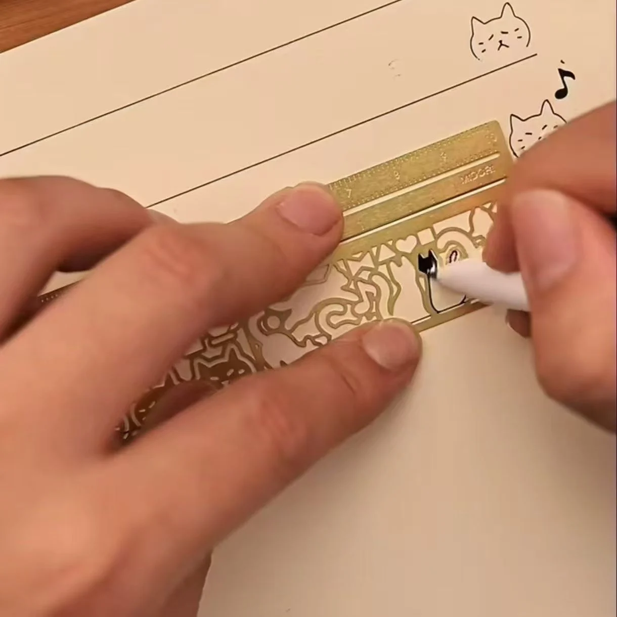 New Cat Themed Planner Multifunctional Ruler — image 6