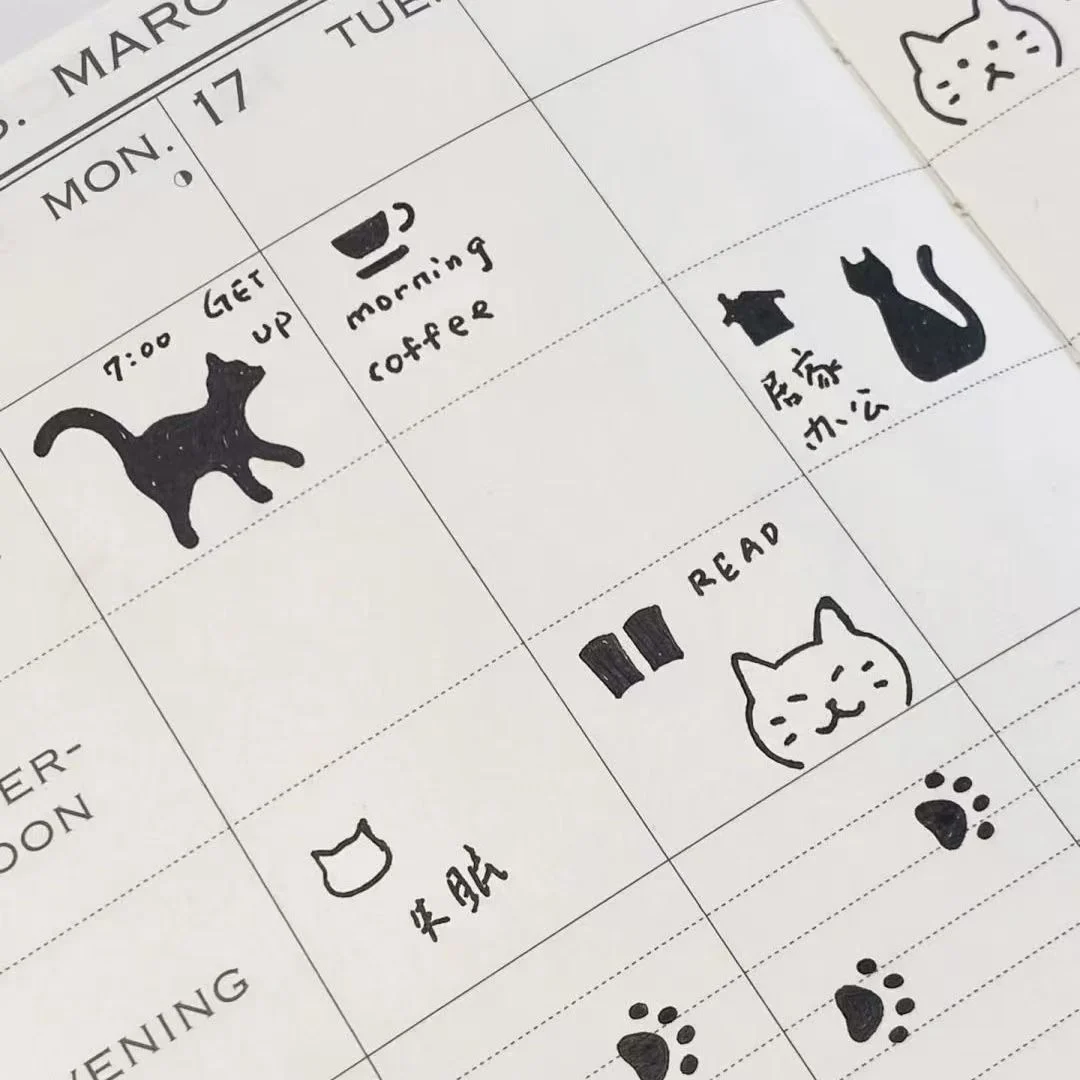 New Cat Themed Planner Multifunctional Ruler — image 5
