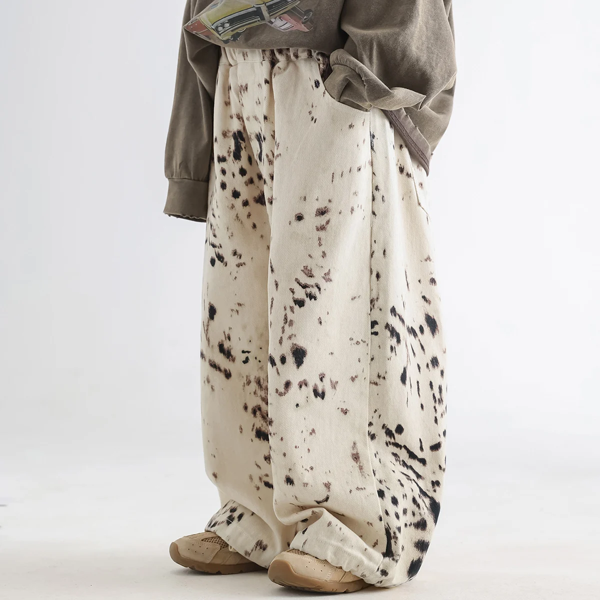 New Childrens Korean-style Leopard-print Casual Pants — image 3