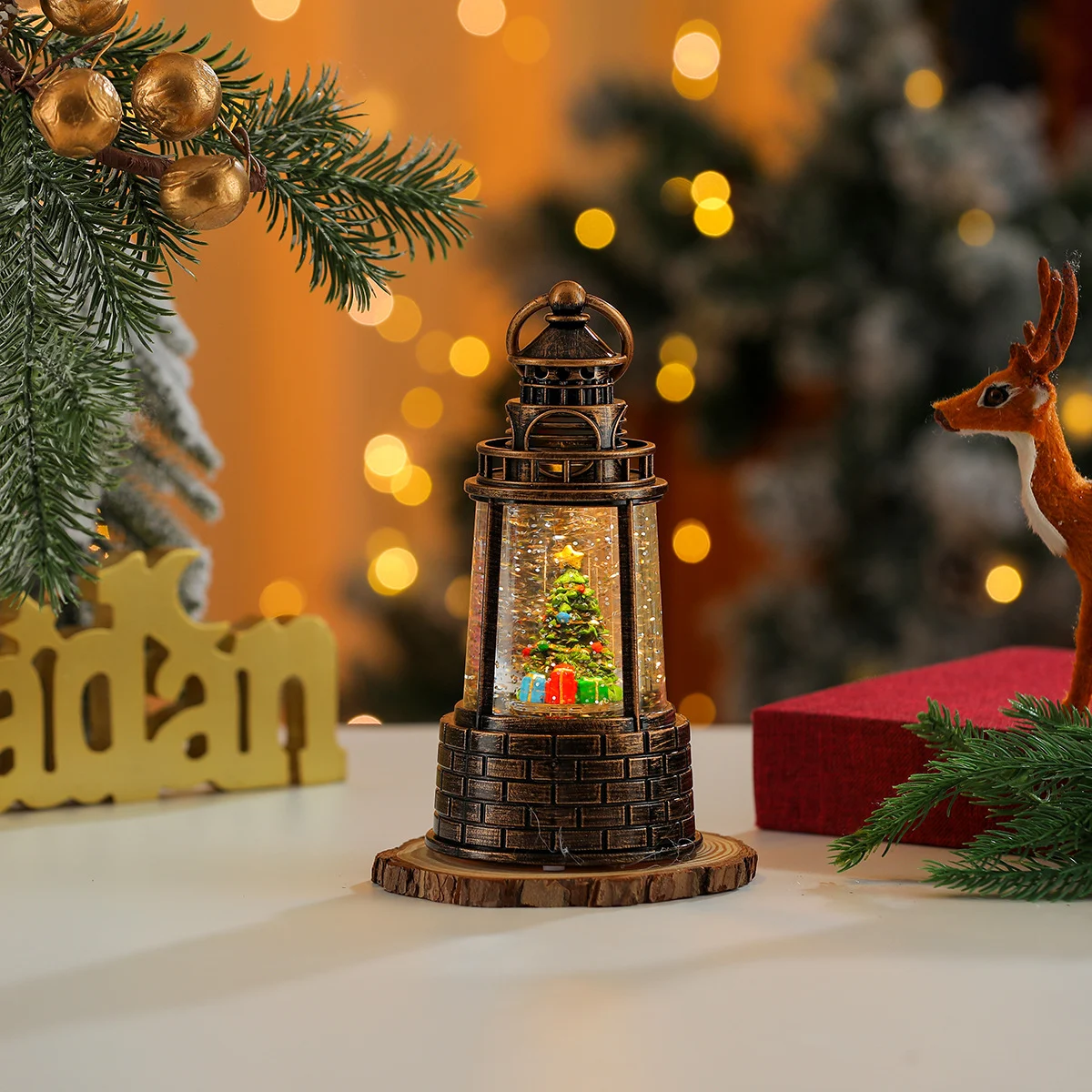 New Christmas TV Night Light Gift Ornament — image 3