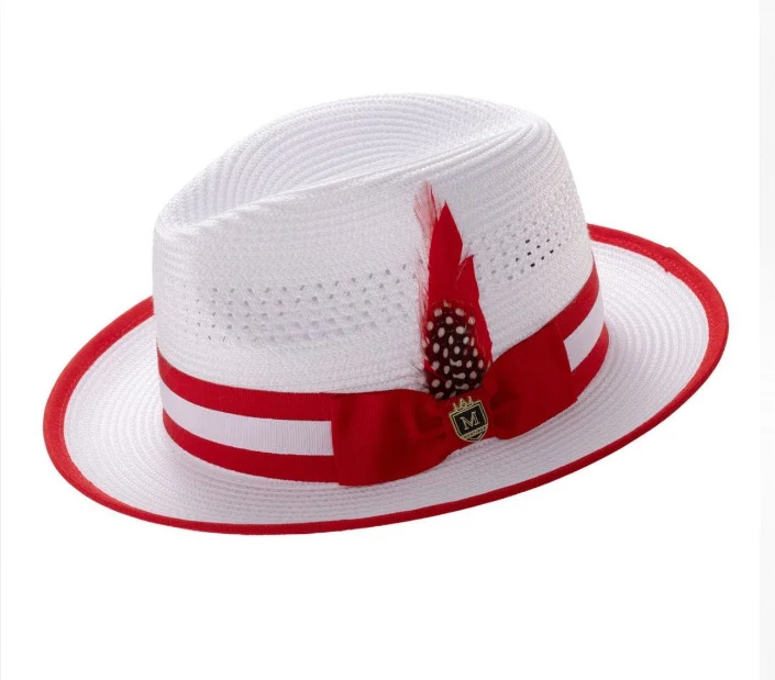 New Colorful Feather Jazz Hat For Sun Protection — image 6