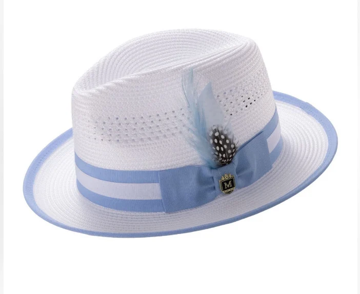 New Colorful Feather Jazz Hat For Sun Protection — image 7