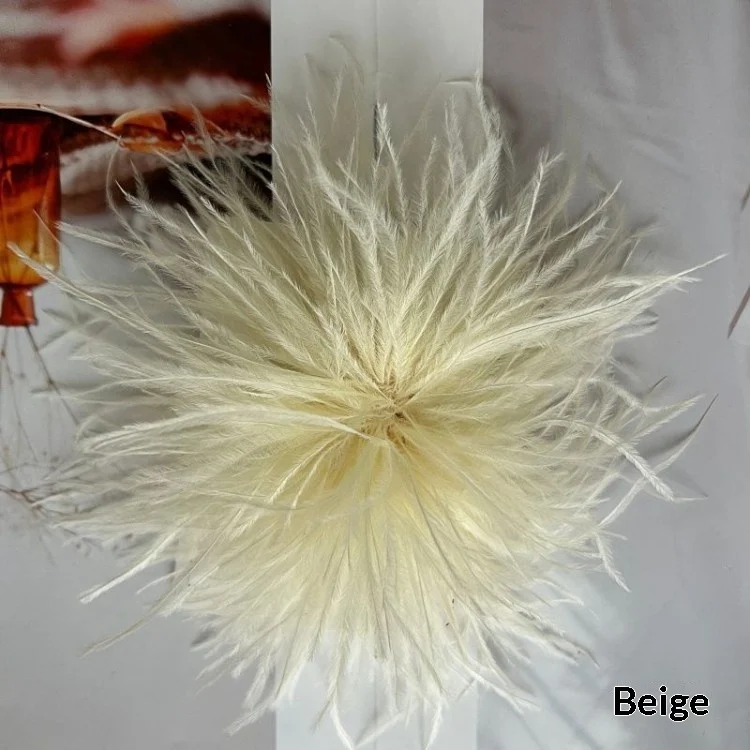 New Colorful Ostrich-feather Brooch Headdress Hair Clip — image 10