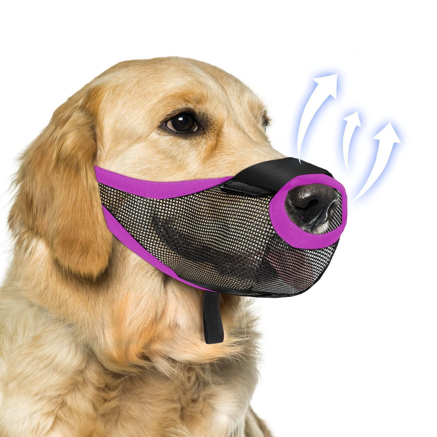 New Dog Muzzle Mesh Breathable Mask Safety Anti-strangle Anti-barking Anti-bite Mouth — image 6