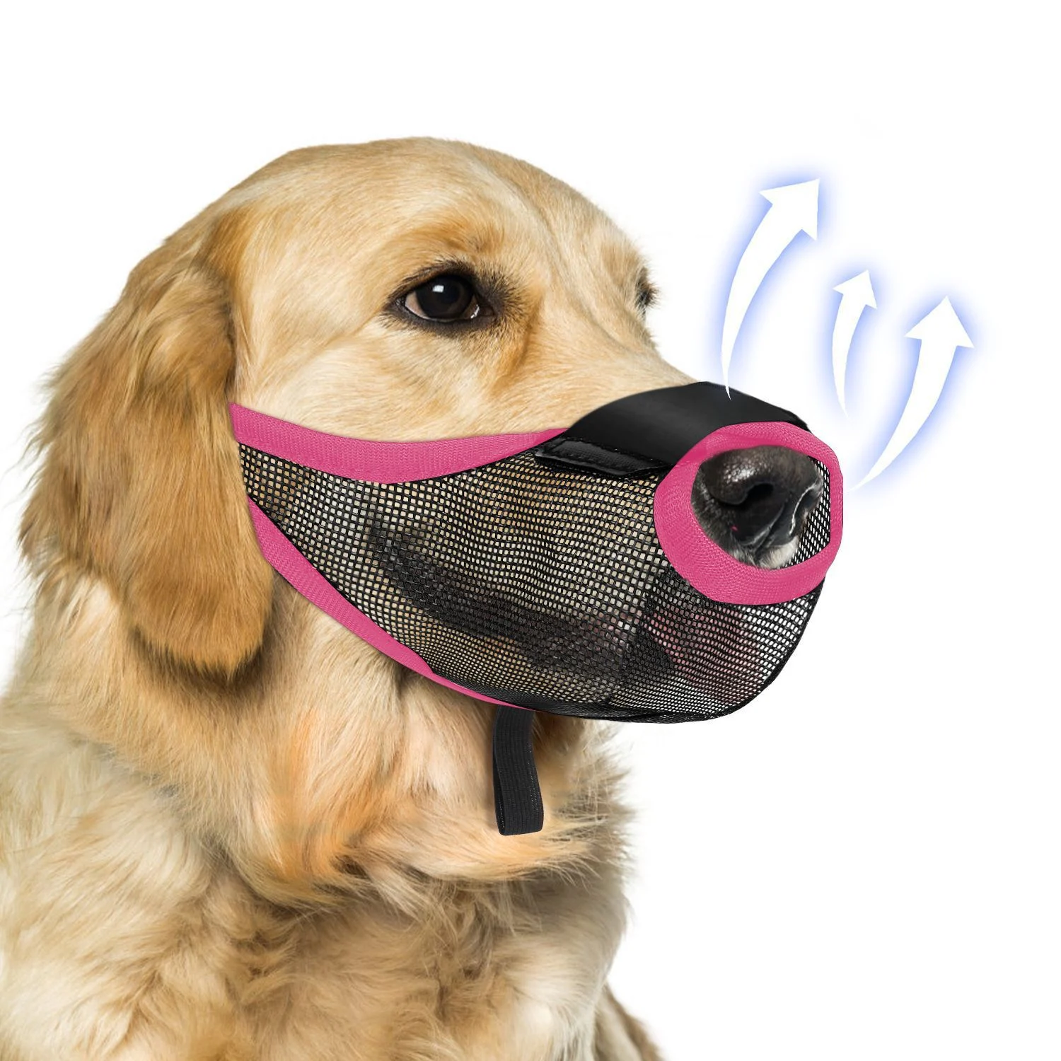New Dog Muzzle Mesh Breathable Mask Safety Anti-strangle Anti-barking Anti-bite Mouth — variant image
